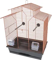 Interzoo vogelkooi Iza 2 koper zwart