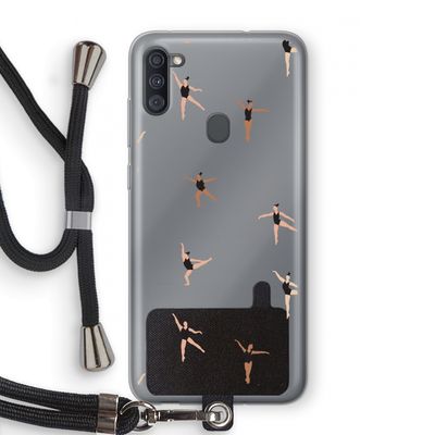 Dancing #1: Samsung Galaxy A11 Transparant Hoesje met koord