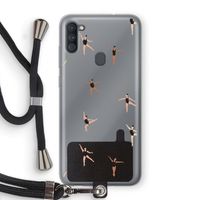 Dancing #1: Samsung Galaxy A11 Transparant Hoesje met koord