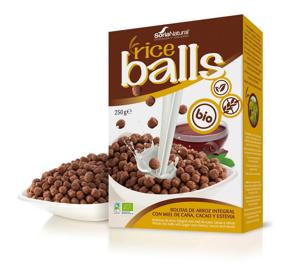 Soria Rice balls quinoa ontbijtgranen bio (250 gr)