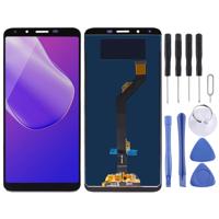 LCD-scherm en digitizer volledige montage voor Tecno Infinix Hot 6 X606 (zwart)