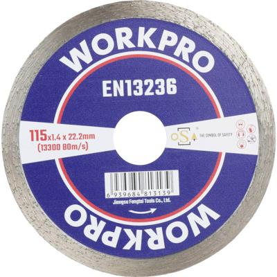 WorkPro GSOSCR-1 Doorslijpschijf 115 mm 1 stuk(s) Keramiek, Porselein, Marmer, Metselwerk, Glas, Kalksteen, Graniet, Natuursteen, Zandsteen