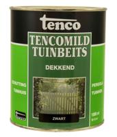 Dekkend zwart 1l mild verf/beits - Tenco