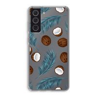 Kokosnoot roze: Samsung Galaxy S21 FE Transparant Hoesje