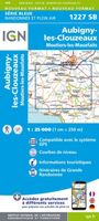 Wandelkaart - Topografische kaart 1227SB Aubigny-les-Clouzeaux | IGN - Institut Géographique National - thumbnail