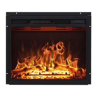 LED klassieke inbouw haard - 60 cm