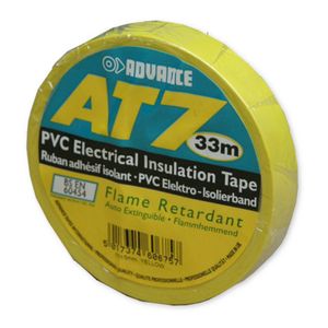Advance Tapes AT7 PVC tape 15mm 33m geel