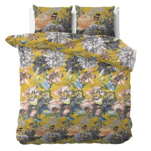 Dreamhouse Dekbedovertrek Andolf Yellow-2-persoons (200 x 200/220 cm)