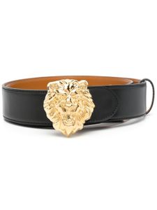 Billionaire ceinture en cuir à boucle logo - Noir