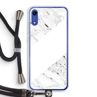 Biggest stripe: Honor Play 8A Transparant Hoesje met koord