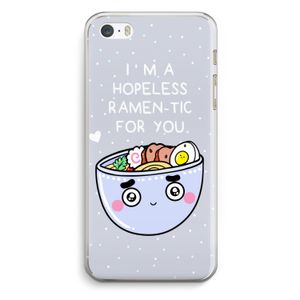 I'm A Hopeless Ramen-Tic For You: iPhone 5 / 5S / SE Transparant Hoesje