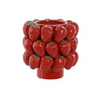 Middenstuk Home ESPRIT Rood Keramisch Keramiek 20 x 20 x 21 cm