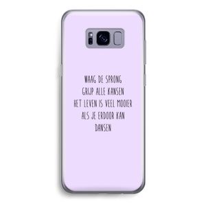Sprong: Samsung Galaxy S8 Transparant Hoesje