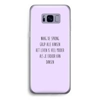 Sprong: Samsung Galaxy S8 Transparant Hoesje