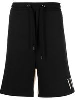 Valentino Garavani short de sport VLTN à design bicolore - Noir