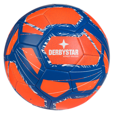 Derbystar Voetbal Street soccer V24 Oranje blauw wit 1560