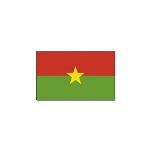 Gevelvlag/vlaggenmast vlag Burkina Faso 90 x 150 cm   -