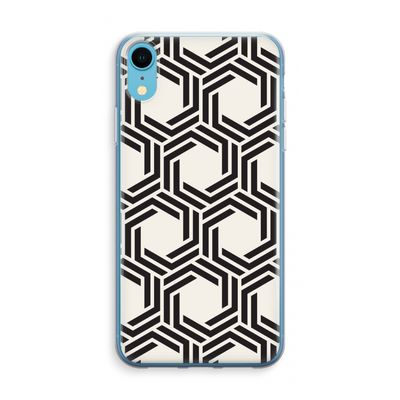 Geometrisch patroon: iPhone XR Transparant Hoesje