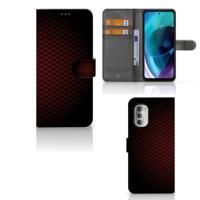 Motorola Moto G51 5G | Telefoon Hoesje | Geruit Rood