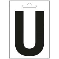Nautic letter U zwart 100 mm. Nautic letter U zwart 100 mm.