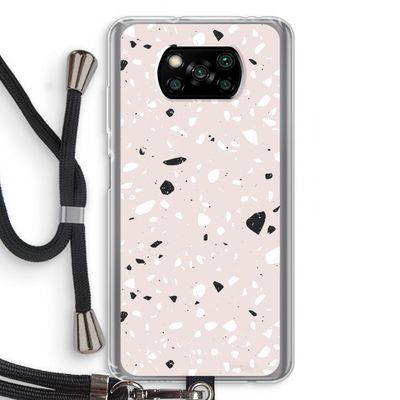 Terrazzo N°20: Xiaomi Poco X3 NFC Transparant Hoesje met koord