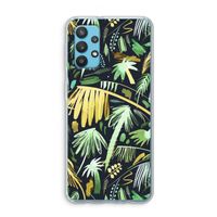 Tropical Palms Dark: Samsung Galaxy A32 4G Transparant Hoesje