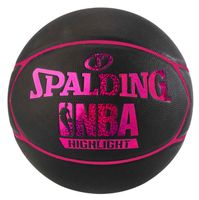 Spalding NBA Highlight 4HER Outdoor Basketbal zwart pink