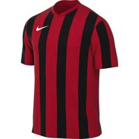 Nike Striped Division V Voetbalshirt Kids Rood Zwart