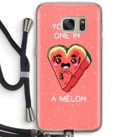 One In A Melon: Samsung Galaxy S7 Transparant Hoesje met koord One In A Melon: Samsung Galaxy S7 Transparant Hoesje met koord