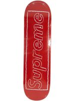 Supreme x KAWS planche de skateboard à logo Chalk - Rouge