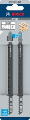 Bosch Accessoires PRO Wood precise T344DP decoupeerzaagblad | 152 mm | 2-delig - 2608665236