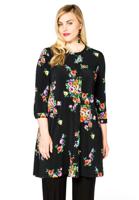 Yoek Jasje A-line ROSA | Zwart | Maat 38/40