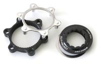 XLC Naafd centerlock adapter 6 noks zw/zi