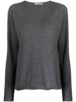 Jil Sander pull en cachemire à col rond - Gris