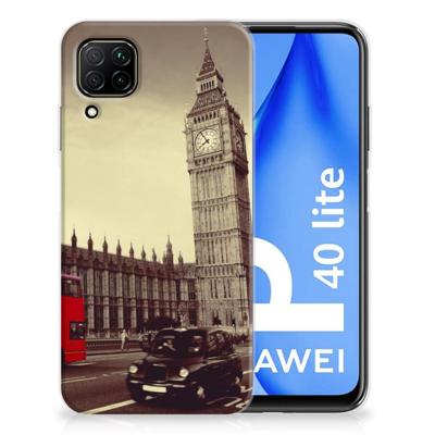 Huawei P40 Lite | Silliconen Back Cover | Londen