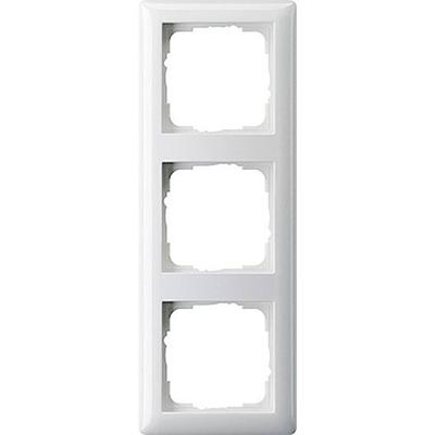 GIRA 021303 Frame 3-voudig System 55, Standaard 55 Zuiver wit (glanzend) 1 stuk(s)