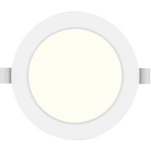 LED Downlight Pro - Aigi Trinko - Inbouw Rond 9W - Natuurlijk Wit 4000K - Mat Wit - Kunststof - Ø145mm