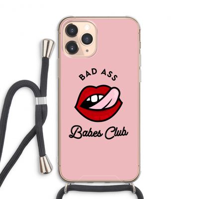 Badass Babes Club: iPhone 11 Pro Max Transparant Hoesje met koord
