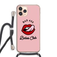 Badass Babes Club: iPhone 11 Pro Max Transparant Hoesje met koord