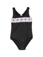 Chiara Ferragni Kids maillot de bain à logo - Noir