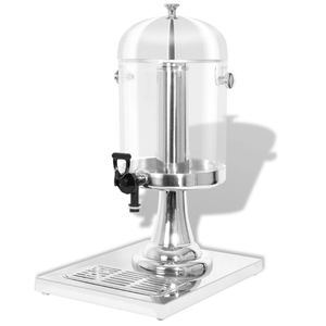 VidaXL Sapdispenser roestvrij staal 8 l