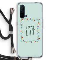 It's Lit: OnePlus Nord CE 5G Transparant Hoesje met koord