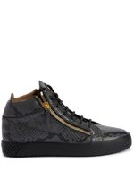 Giuseppe Zanotti baskets montantes Frankie en cuir - Gris - thumbnail