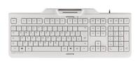 CHERRY KC 1000 SC toetsenbord Universeel USB AZERTY Belgisch Wit