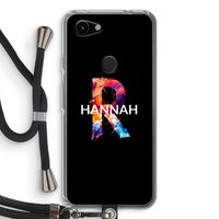 Abstract Spectrum: Pixel 3a Transparant Hoesje met koord Abstract Spectrum: Pixel 3a Transparant Hoesje met koord