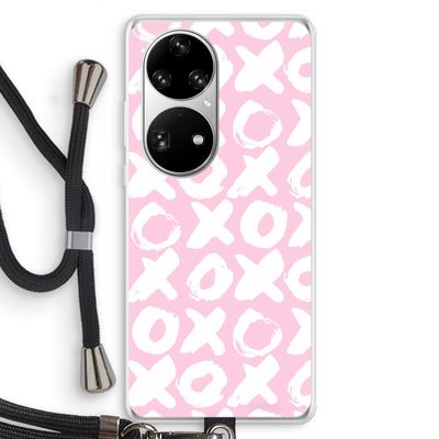 XOXO: Huawei P50 Pro Transparant Hoesje met koord