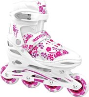 Roces Compy 8.0 inlineskates softboot meisjes wit/roze maat 34 37