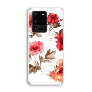 Roosjes: Samsung Galaxy S20 Ultra Transparant Hoesje