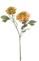 Emerald kunsttak ranonkel 47cm oranje