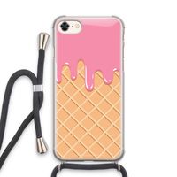 Ice cream: iPhone 8 Transparant Hoesje met koord